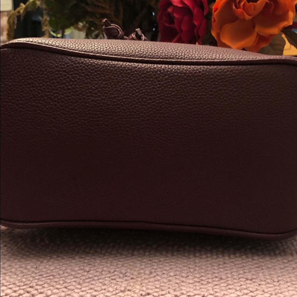 Dress Up Your Purse Togo Leather Backpack Burgandy - Picture 4 of 6